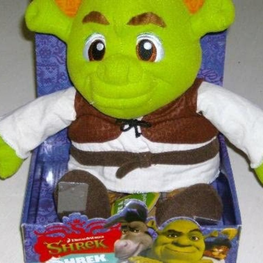 Shrek 3 Plush new 12"x 8"  MGA Entertainment